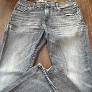 7 for All Mankind Relaxed Fit Jeans in Washed Gray “the straight” 36x30